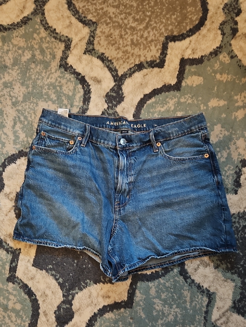 American Eagle Outfitters Blue Denim Cutoff Shorts